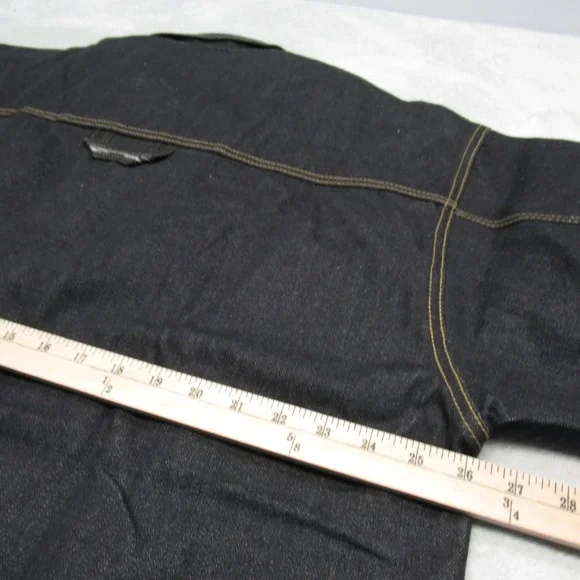 Vintage PJ Mark Raw Denim Jacket Men XL Trucker Pockets Button Up Dead Stock NEW